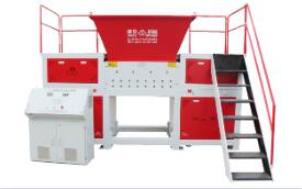 How much does a double-shaft shredder cost?