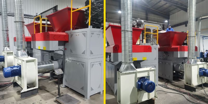 Hubei Wuhan single shaft shredder case