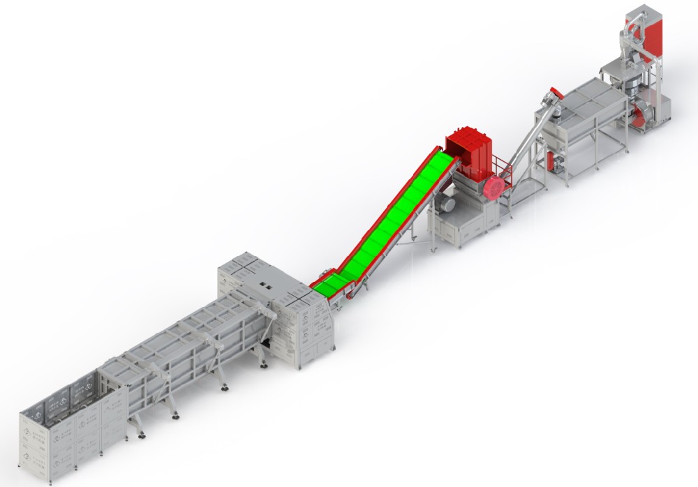 Straight-diameter crusher, claw crusher