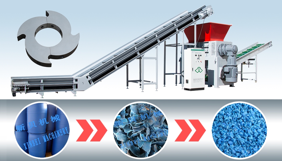 Dual-shaft shredder series, shear shredder