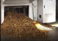 Shredder, crusher, Dutch user on-site test video, plastic oil film shredding